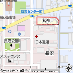 神奈川県厚木市長沼235-1周辺の地図