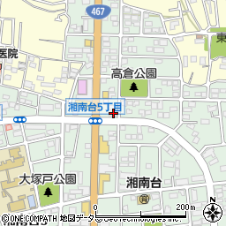 神奈川県藤沢市湘南台6丁目50-8周辺の地図