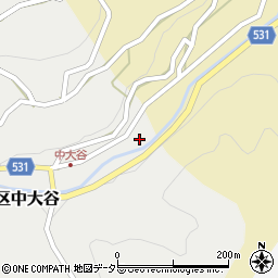 兵庫県美方郡香美町村岡区中大谷14周辺の地図