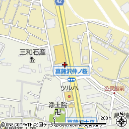すき家藤沢菖蒲沢店周辺の地図