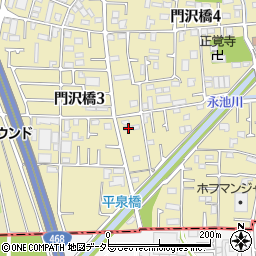 神奈川県海老名市門沢橋4丁目18-36周辺の地図
