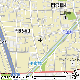 神奈川県海老名市門沢橋4丁目18-3周辺の地図