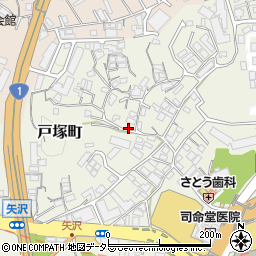 神奈川県横浜市戸塚区戸塚町4953周辺の地図