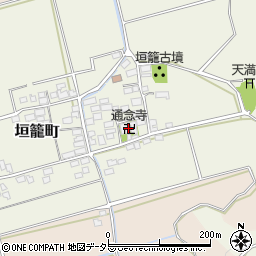 通念寺周辺の地図