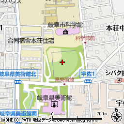 八ッ草球場周辺の地図