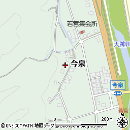 鳥取県東伯郡三朝町今泉516周辺の地図