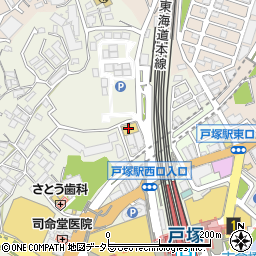ファミリーマートサンズ戸塚駅北店周辺の地図
