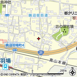 岐阜県各務原市鵜沼羽場町4丁目102周辺の地図