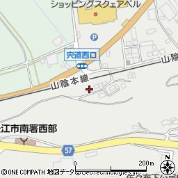 島根県松江市宍道町佐々布280-1周辺の地図