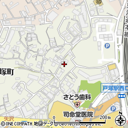 神奈川県横浜市戸塚区戸塚町4936周辺の地図