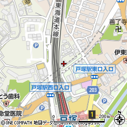 神奈川県横浜市戸塚区戸塚町6010-1周辺の地図