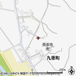 島根県安来市九重町周辺の地図