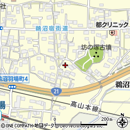 岐阜県各務原市鵜沼羽場町4丁目64周辺の地図