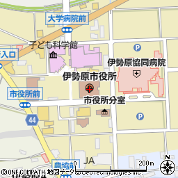 横浜銀行伊勢原市役所 ＡＴＭ周辺の地図