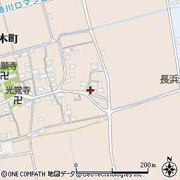 滋賀県長浜市榎木町1350-1周辺の地図
