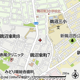 青葉塾周辺の地図