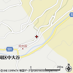 兵庫県美方郡香美町村岡区中大谷194周辺の地図