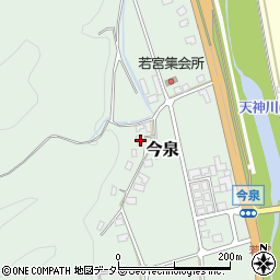 鳥取県東伯郡三朝町今泉519周辺の地図