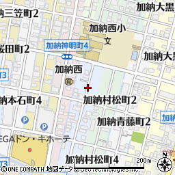 岐阜県岐阜市加納高柳町周辺の地図
