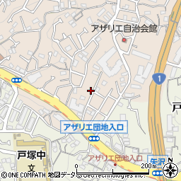 神奈川県横浜市戸塚区矢部町1544-48周辺の地図