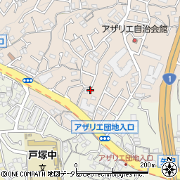 神奈川県横浜市戸塚区矢部町1544-16周辺の地図