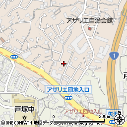 神奈川県横浜市戸塚区矢部町1544-50周辺の地図