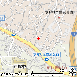 神奈川県横浜市戸塚区矢部町1544-17周辺の地図