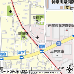 神奈川県厚木市長沼397-5周辺の地図