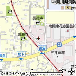 神奈川県厚木市長沼397-4周辺の地図