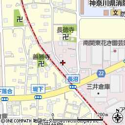 神奈川県厚木市長沼397-6周辺の地図