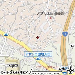 神奈川県横浜市戸塚区矢部町1544-13周辺の地図