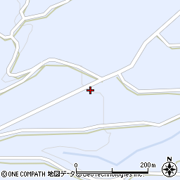 下條村　親田コミュニティーセンター周辺の地図