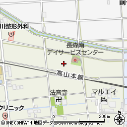 医療法人社団真生会長森南デイサービスセンター周辺の地図