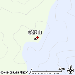 松沢山周辺の地図