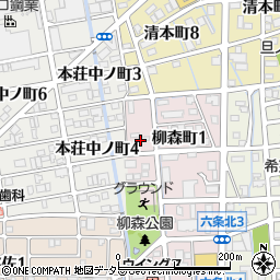 読売センター　岐阜本荘周辺の地図