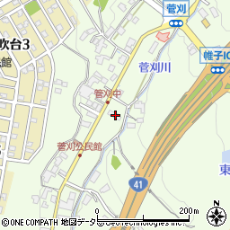 岐阜県可児市菅刈744周辺の地図