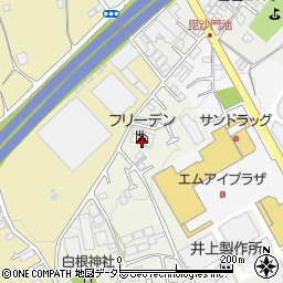 株式会社フリーデン　伊勢原工場周辺の地図