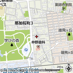 岐阜県各務原市那加桜町3丁目267-1周辺の地図