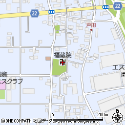 福蔵院周辺の地図