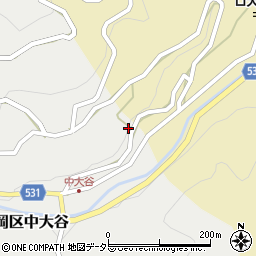 兵庫県美方郡香美町村岡区中大谷198周辺の地図