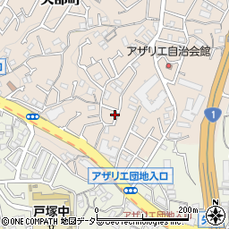 神奈川県横浜市戸塚区矢部町1544-24周辺の地図