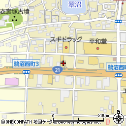 トヨタカローラネッツ岐阜　ネッツ鵜沼店周辺の地図