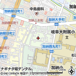 岐阜県岐阜市加納沓井町周辺の地図