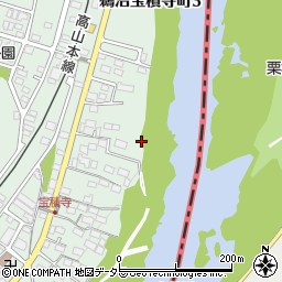 岐阜県各務原市鵜沼宝積寺町3丁目33周辺の地図