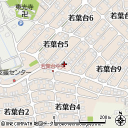 岐阜県可児市若葉台周辺の地図