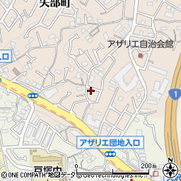 神奈川県横浜市戸塚区矢部町1544-21周辺の地図