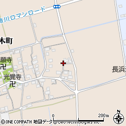 滋賀県長浜市榎木町1330-1周辺の地図