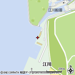 江川海岸周辺の地図