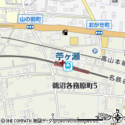 苧ケ瀬駅周辺の地図