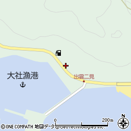 島根県出雲市大社町杵築北3541-1周辺の地図